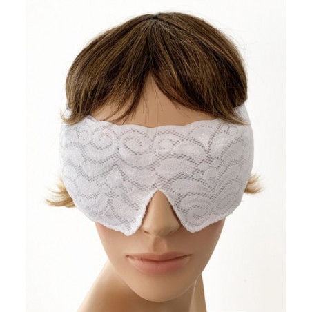 Banda ocular postoperatoria con bolsillos para compresas frías